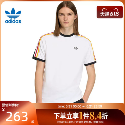 阿迪达斯运动训练休闲T恤
