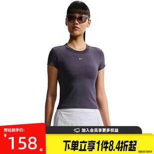 盛世长运nike耐克夏季女子运动休闲圆领短袖T恤FV5509-014