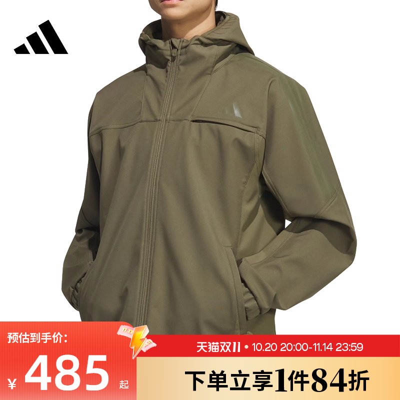 阿迪达斯运动休闲夹克外套