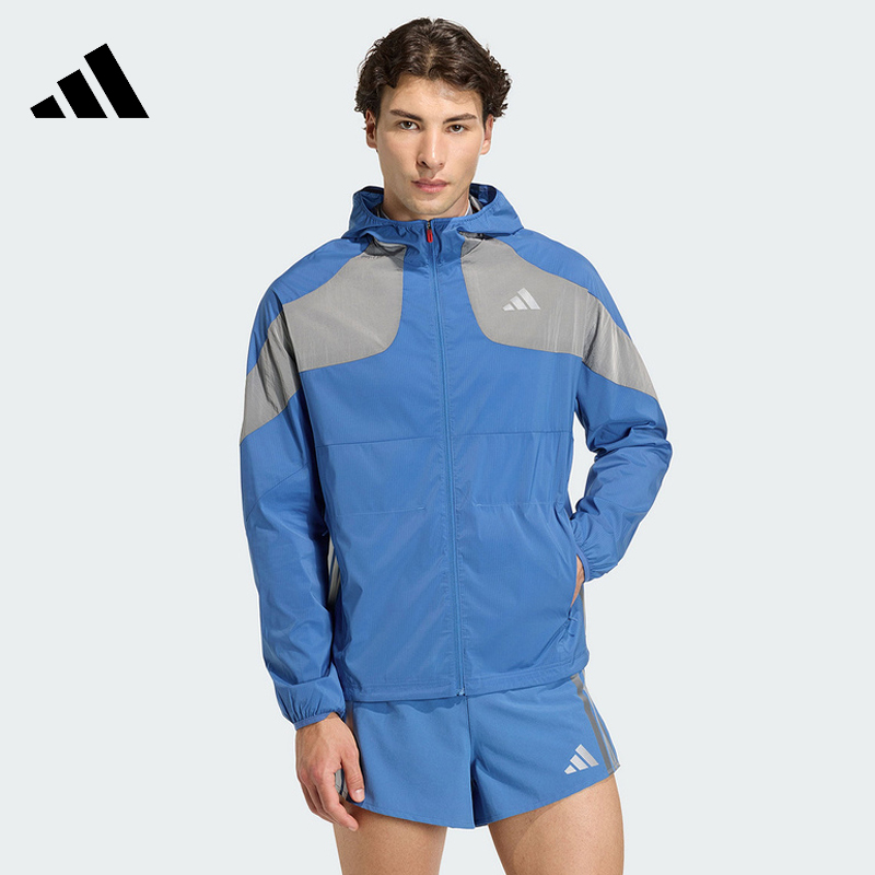 阿迪达斯运动休闲夹克外套