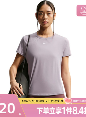 盛世长运nike耐克夏季女子运动休闲圆领短袖T恤FN2799-227