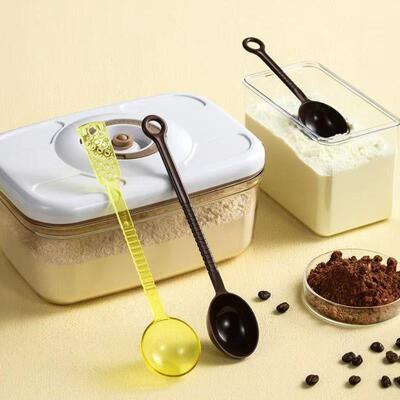 果粉勺塑料咖啡豆勺量粉勺10克调料勺奶茶店专用小量勺盎司奶精勺