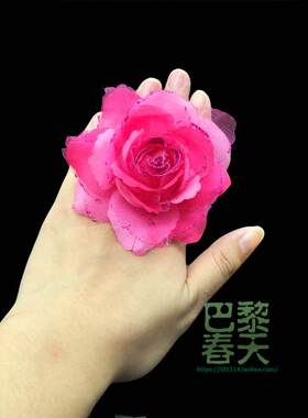 8厘米小玫瑰幼儿园表演手花