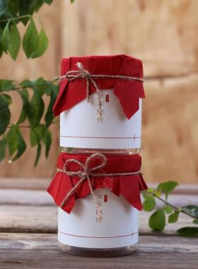 红色封口纸 烘焙瓶口纸 包装 布丁瓶盖纸 牛皮纸盖纸蜂蜜瓶装饰纸