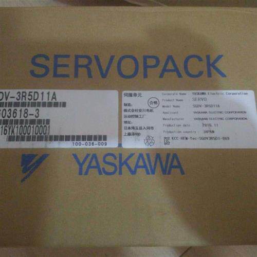 议价安川7系100W伺服驱动器SGD7S-R90A10A002 全新 正品现货