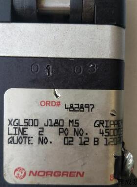 议价全新正品 诺冠 XGL500 J180 M5 实物拍摄 现货无包装 NORGREN