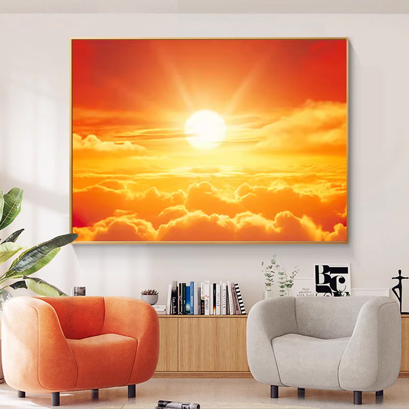 十字绣2025新款客厅日出东方钻石画满钻现代简约太阳鸿运餐厅点钻,居家布艺,钻石绣,淘宝优惠券,粉丝福利购,淘宝优惠卷