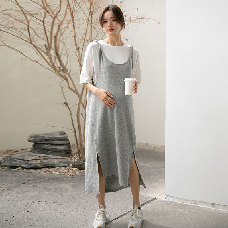 ITONIA Elegant and quiet Purer maternity dress Dress suit Mid length version Overknee summer camisole Long skirtsin the Maternity/Maternal supplies/Nutrition , Maternity , Dress  category - from Buy2taobao.com to provide professional Taobao agent buy service