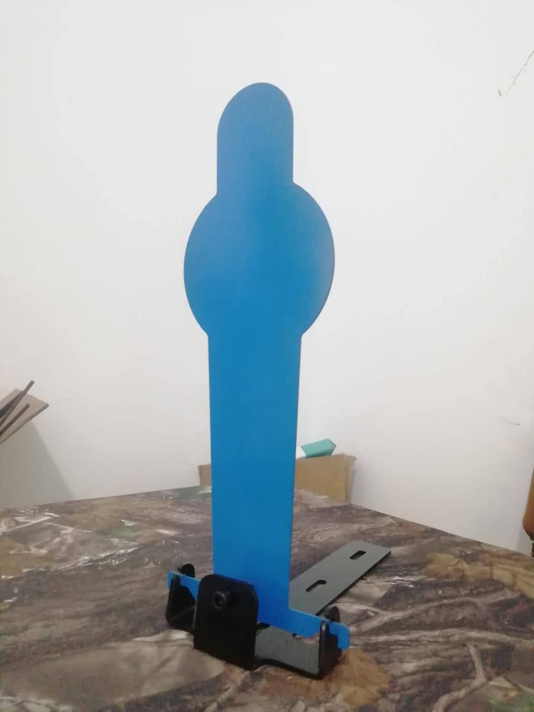靶子水弹软弹bb弹金属手动复位射击训练cs折叠靶片