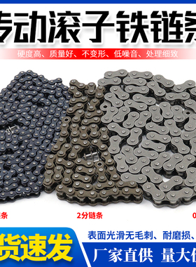 2分链条04C/25H传动链条节距6.35    2.5分05B单排 双排 滚子链条