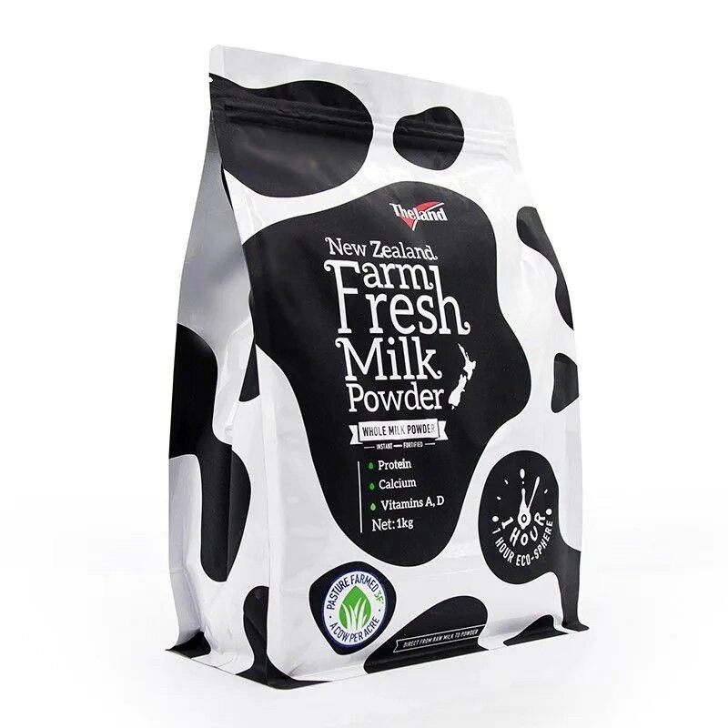新西兰原装进口纽仕兰鲜奶粉全脂高钙老年学生成人牛奶粉袋装1kg