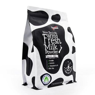 新西兰原装进口纽仕兰鲜奶粉全脂高钙老年学生成人牛奶粉袋装1kg