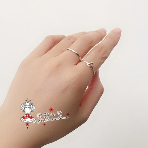 银饰通用百搭款开口戒指