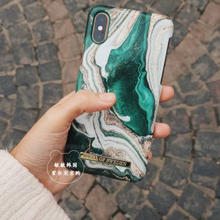 瑞典iDEAL OF SWEDEN小众大理石XS手机壳iPhoneXS MAX INS网红7P