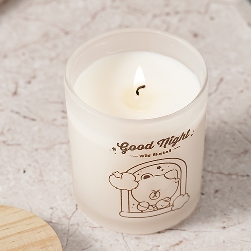 LINE FRIENDS布朗熊香薰蜡烛家用清新持久助眠情调香氛节日礼物