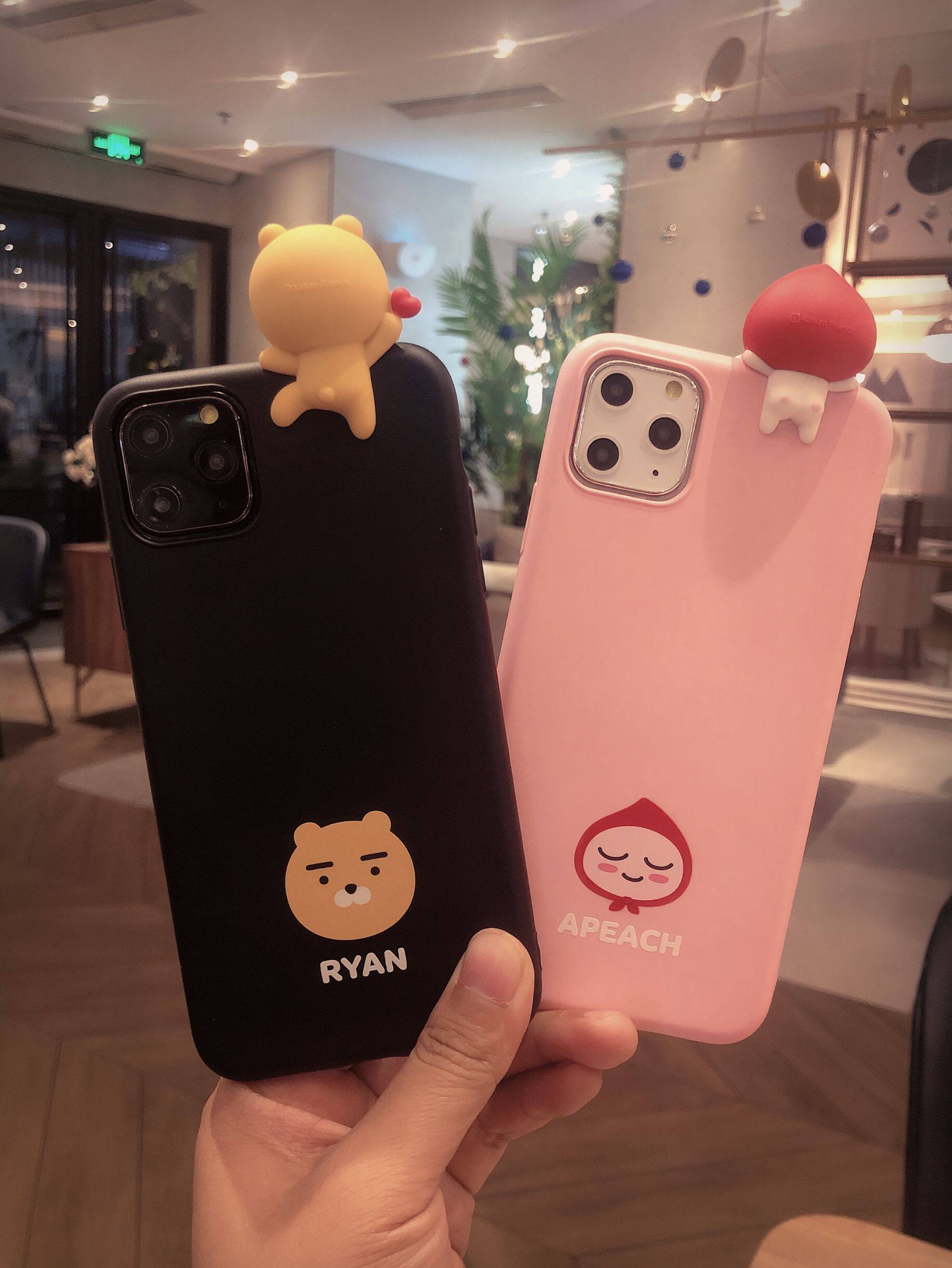 kakao friends屁桃iphone11趴趴手机壳pro max硅胶套ryan苹果