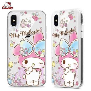 HelloKitty新款 iPhoneX流沙手机壳苹果8Plus卡通10防摔7P保护套X