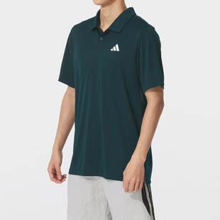 短袖 阿迪达斯T恤男装 POLO衫 新款 休闲透气翻领上衣JY2898 2025夏季