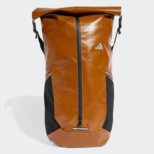 adidas阿迪达斯2025大容量24升通勤运动卷盖双肩包男女新款 JD5752