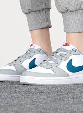 NIKE耐克休闲鞋女鞋2025夏季新款运动鞋低帮COURT板鞋BQ5448-117