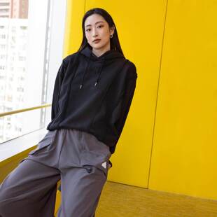 IY9027 IY9025 adidas阿迪达斯三叶草女装 宽松运动连帽卫衣IY9026