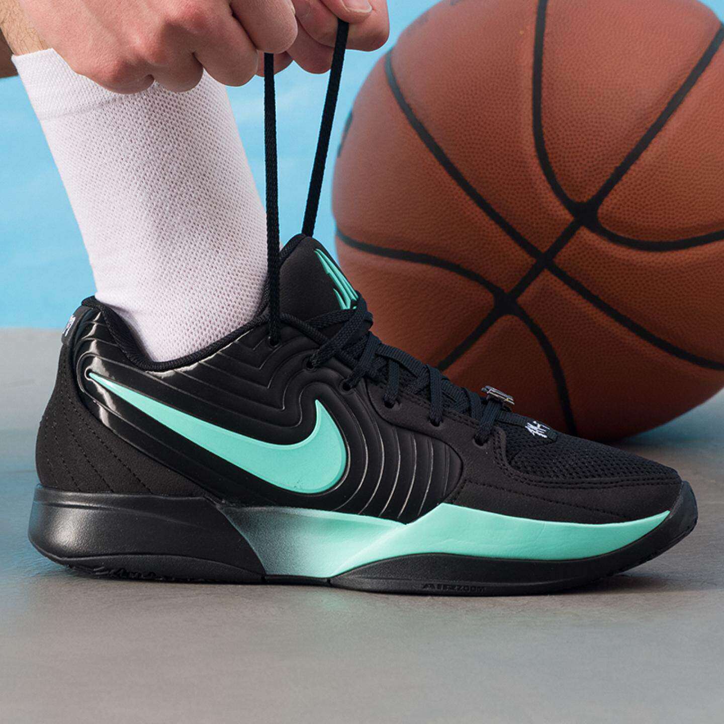 耐克2025夏季实战篮球鞋透气比赛训练休闲男鞋运动鞋FD7327-003