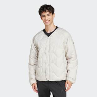 JD1096 JD1095 Adidas阿迪达斯2025新款 男子低领保暖棉服休闲夹克