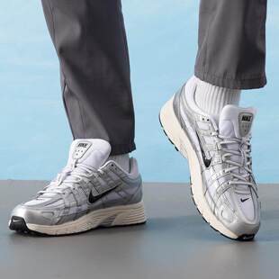 耐克轻便运动鞋男鞋2025夏季新款慢跑鞋P6000老爹鞋潮CD6404-105