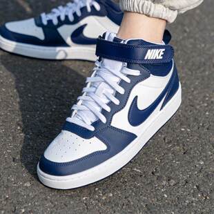 新款 CD7782 Court 轻便运动鞋 107 Borough中帮复古休闲鞋 耐克女鞋