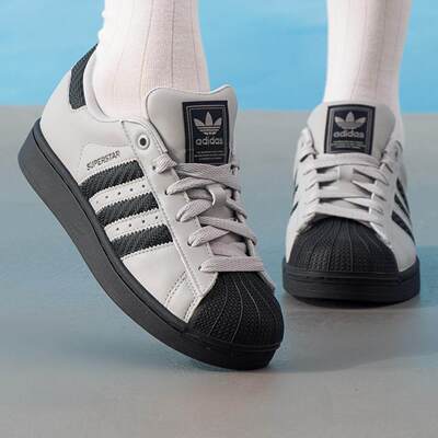 adidas阿迪达斯三叶草男女SUPERSTAR经典贝壳头板鞋运动鞋JQ3183