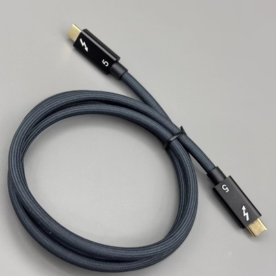 0.25米1米雷电5usb4原装编织线240W快充+80G传输 铝合金C口