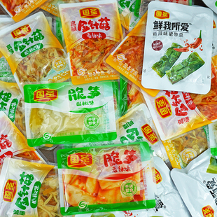 国圣海带结金针菇脆笋裙带菜莴笋鲜我所爱即食开胃下饭菜新货