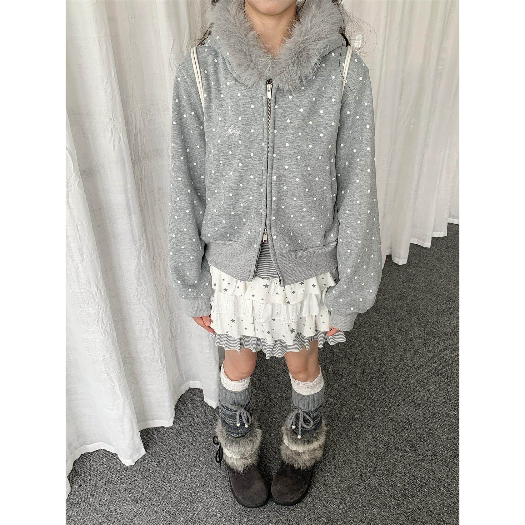 Solkatt覆古美式轻亚风大毛领加绒连帽卫衣女秋冬慵懒保暖外套,女装/女士精品,卫衣/绒衫,淘宝优惠券,粉丝福利购,淘宝优惠卷