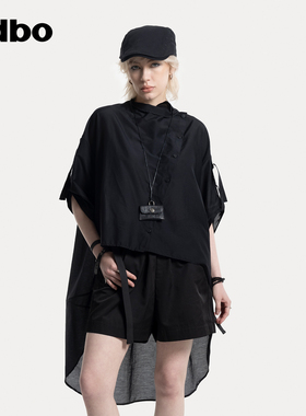 odbo/欧迪比欧2025新款夏季衬衣女原创设计师品牌小众薄款设计感