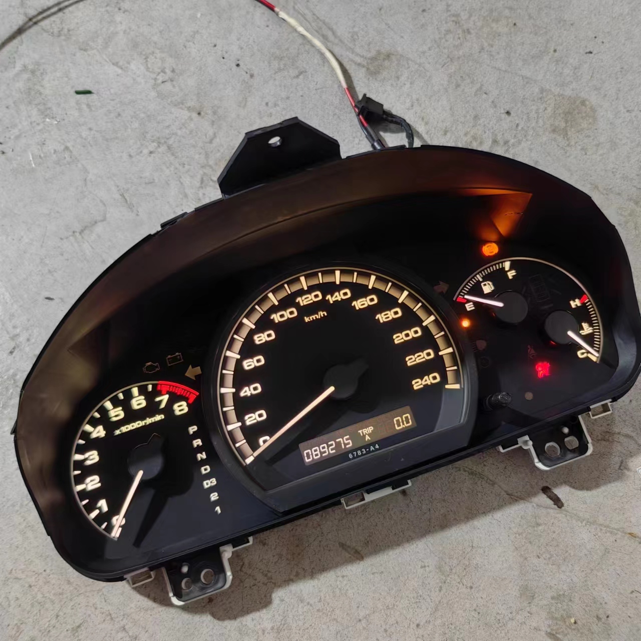 06-07年七代半雅阁仪表盘总成雅阁7代半里程表油表水温表总成