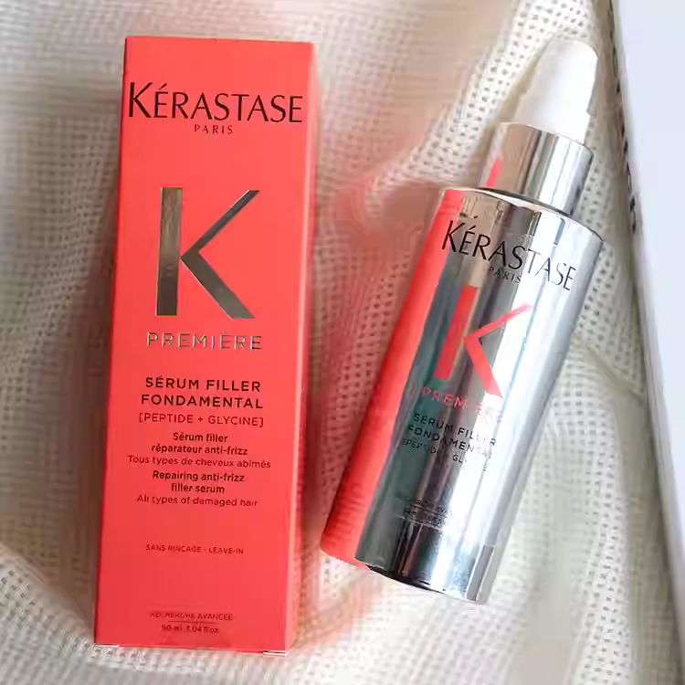 卡诗焕盈塑芯肽能精华乳90ml受损修护柔软顺滑高温损伤保护去毛躁