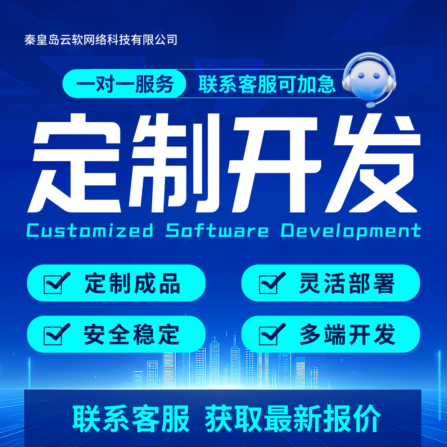 客服系统软件定制开发移动端/pc端