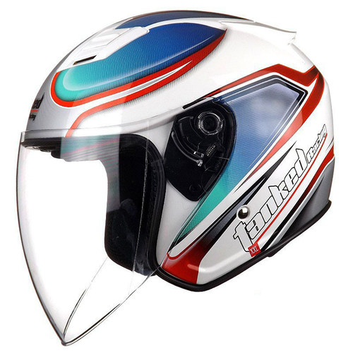 摩托车头盔坦克防风防晒半盔四季