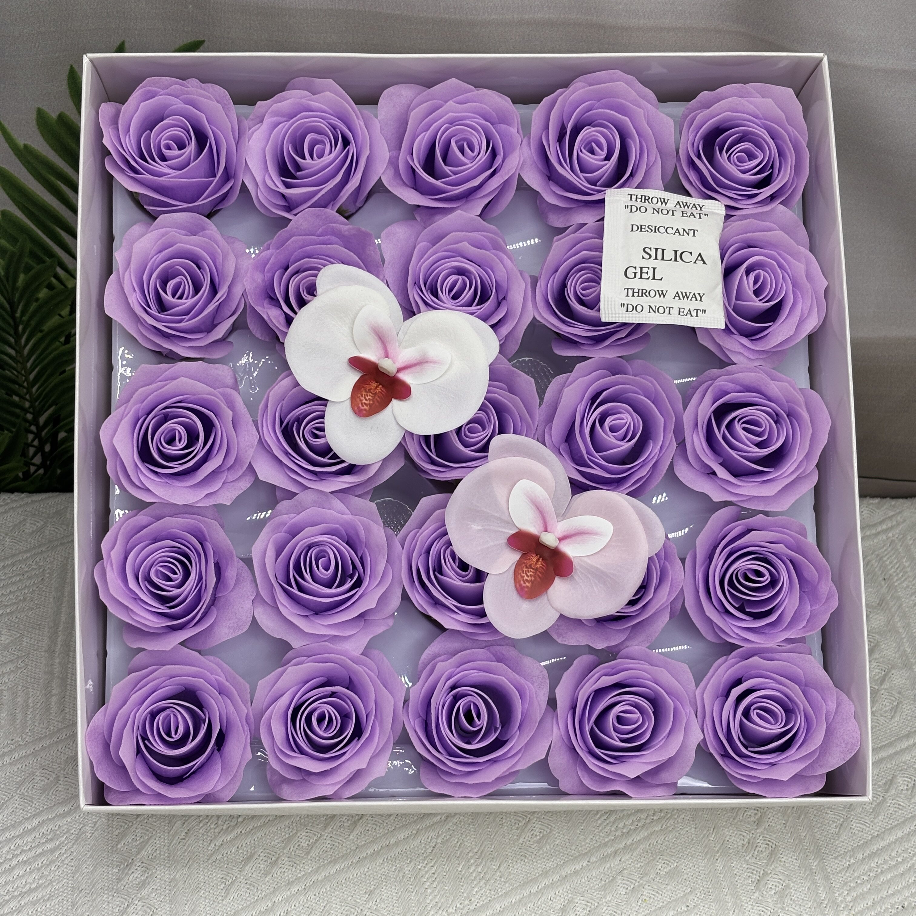 曼塔香皂玫瑰花头永生花礼品