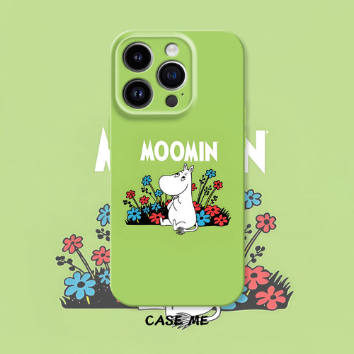 适用iphone16/15pro苹果13/14Promax华为NOVA11/12/P70/MATE70/oppoK12/K11/Reno9/Reno8Reno7可爱姆明手机壳