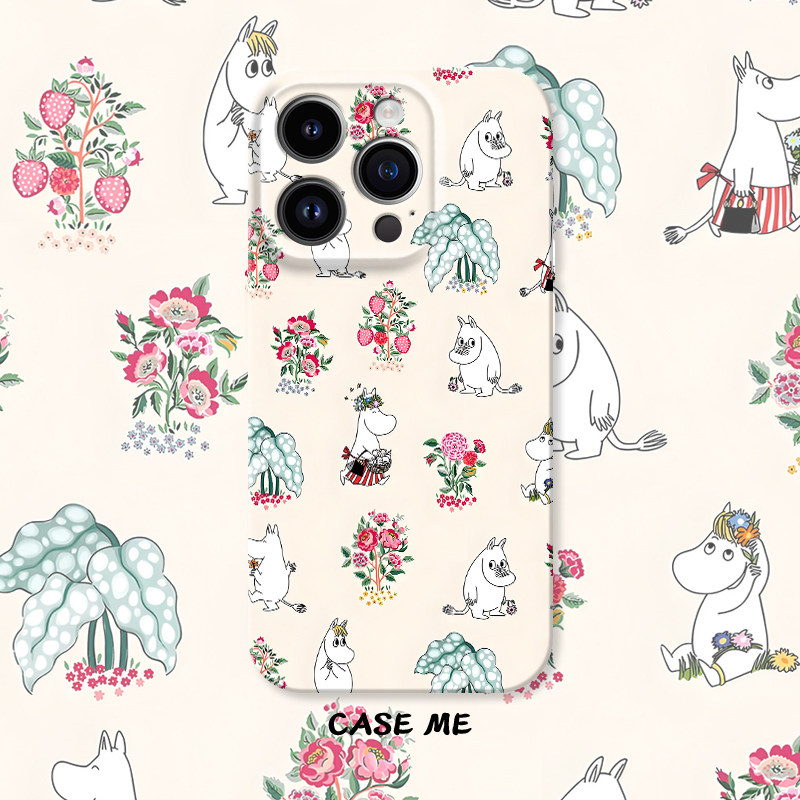 草莓花朵姆明适用iphone16/15promax苹果17Pro华为P70/NOVA14/荣耀300/magic7/6小米17/vivox300卡通手机壳,3C数码配件,手机保护套/壳,淘宝优惠券,粉丝福利购,淘宝优惠卷