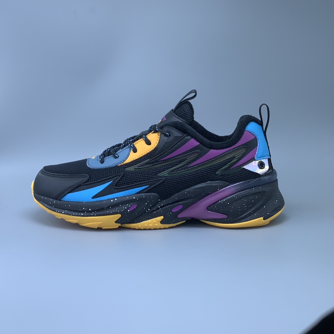 奈速运动鞋秋冬加绒二棉男鞋男孩学生黑底防滑网面透气休闲跑步鞋