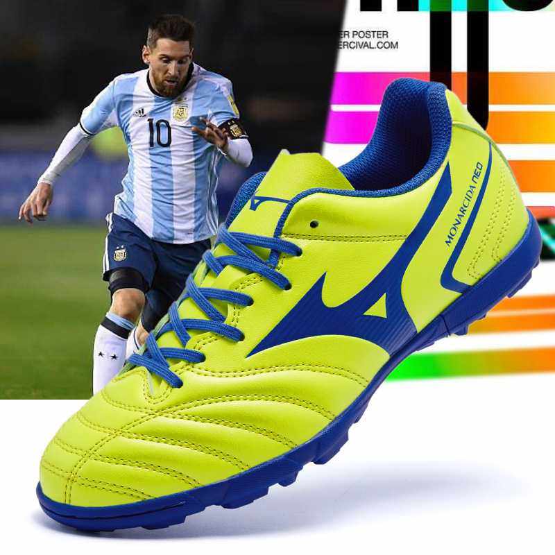 新款秋季高品质青少年男女款TF碎钉足球鞋柔软舒适耐磨防滑运动鞋