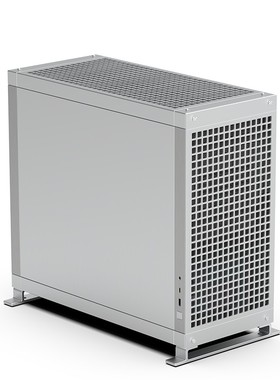 abee pixel one two全铝机箱三向互换/四色像素拼图主板黑色/银色