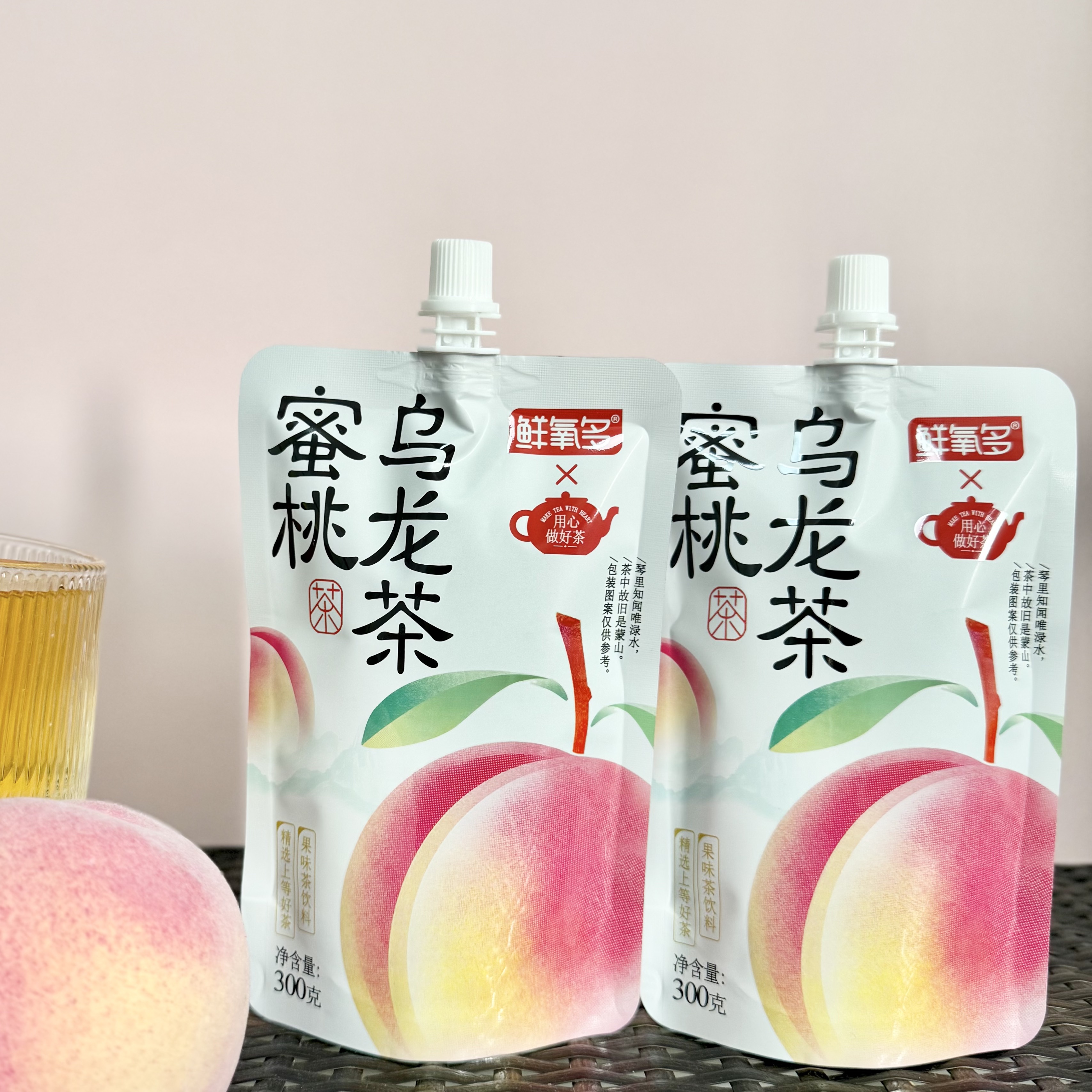 鲜氧多蜜桃乌龙茶果味饮料