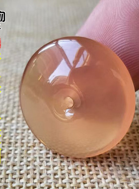 天然青鱼石平安扣吊坠原色已防裂挂件项坠饰品配件