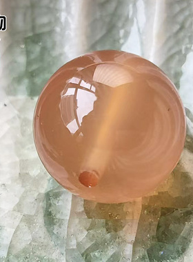 天然青鱼石圆珠两通原色通透已防裂配珠腰珠顶珠佛珠手串配饰配件