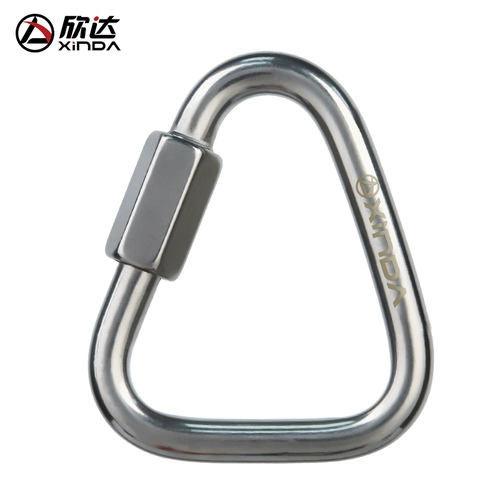 欣达 304 Связанная из нержавеющей стали кольцо кольцо Meilong Lock Meilong Lock Triangle Наружное оборудование для скалолазания