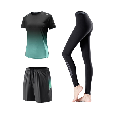 跑步运动套装女健身瑜伽服速干衣