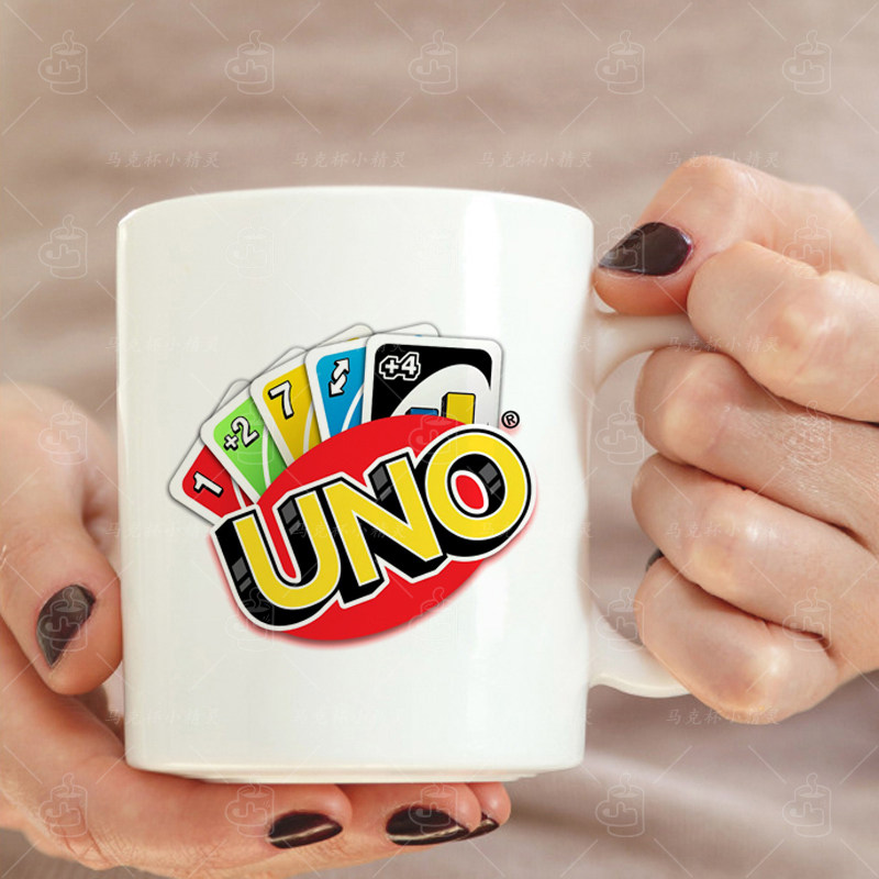 优诺牌UNO礼物陶瓷马克杯咖啡杯